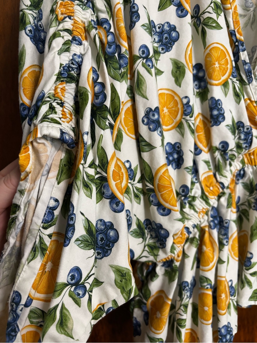 Anthropologie Maeve Short-Sleeve Ruched Peplum Blouse - Picture 5 of 8